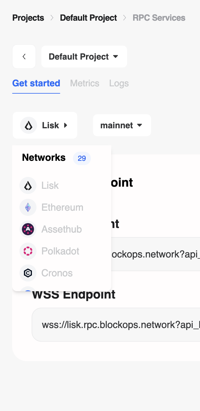 Network Selector