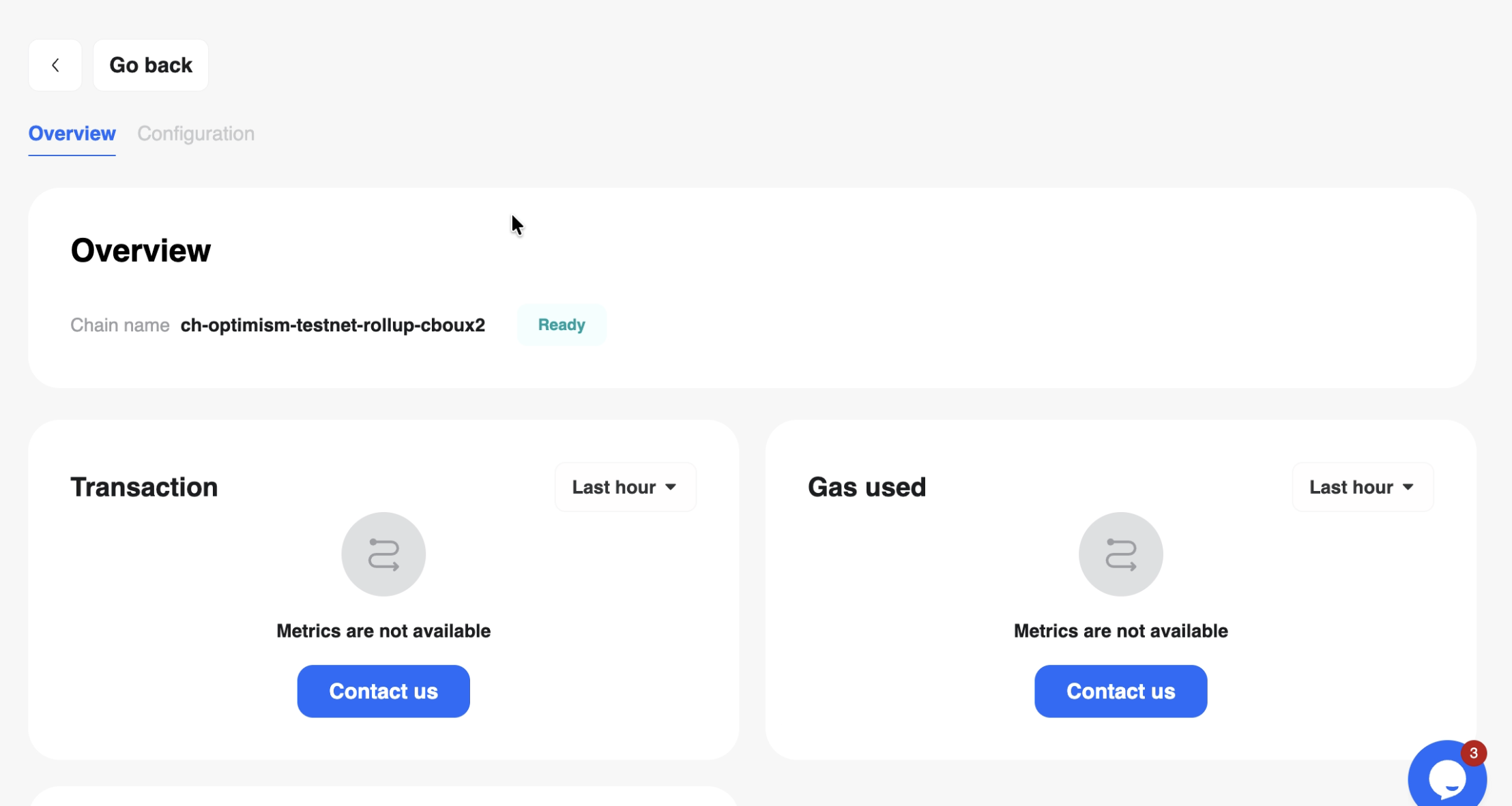 Infrastructure Settings